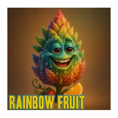 Rainbow Fruit Strain Logo Cannabis Farm Thailand