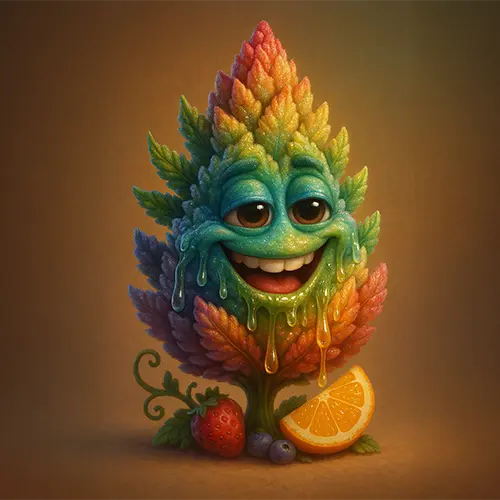 Rainbow Fruit Strain Logo