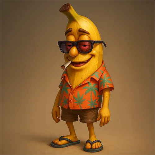 Tropical Banana Strain Logo