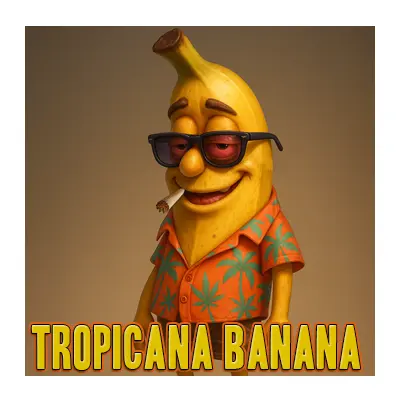Tropical Banana strain Cannabis farm Thailand