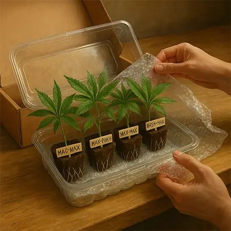 Receiving cannabis clone delivery in Thailand – safe packaging and handling