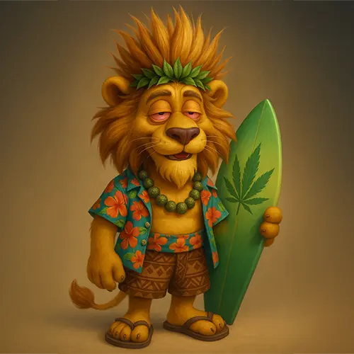 Hawaiian Lion Strain Logo